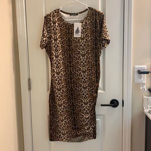 Animal print dress